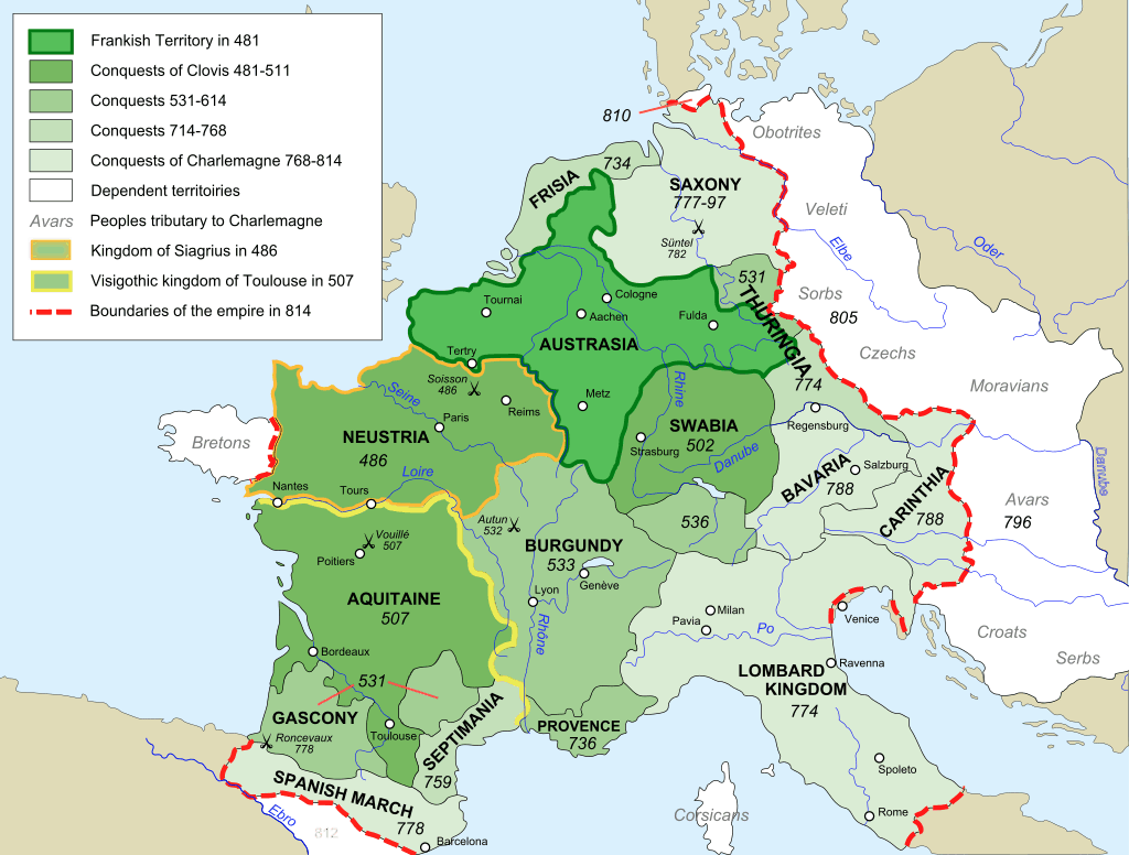 Fränkisches Reich 481 bis 814